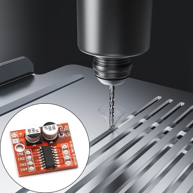 2Channel High Current Power Motor Driver Controller Board with H Bridge Design and Compactly Design for DIY Electronics