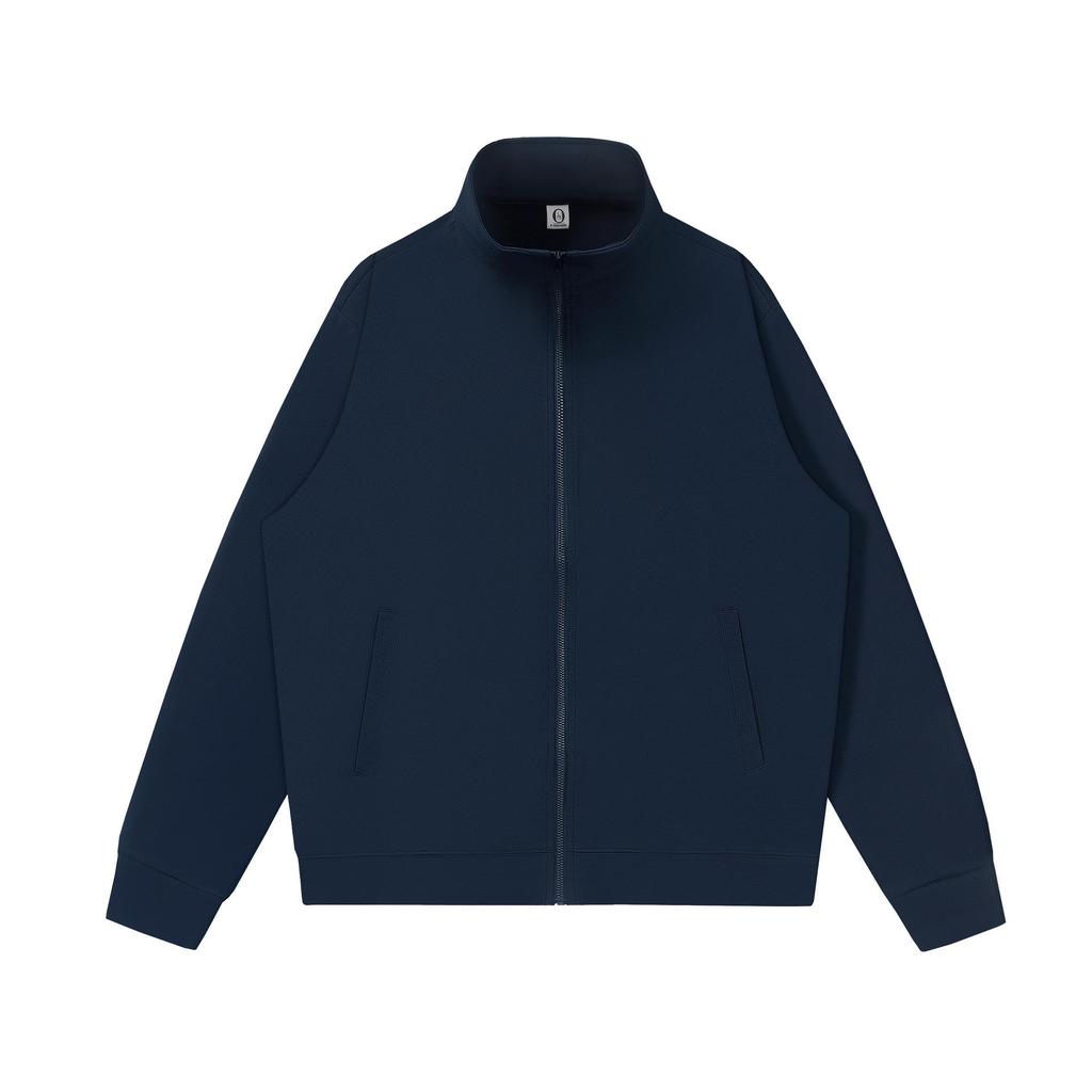 Custom Logo Stand Collar Zipper Cardigan Hoodie for Autumn/Winter Team Sports