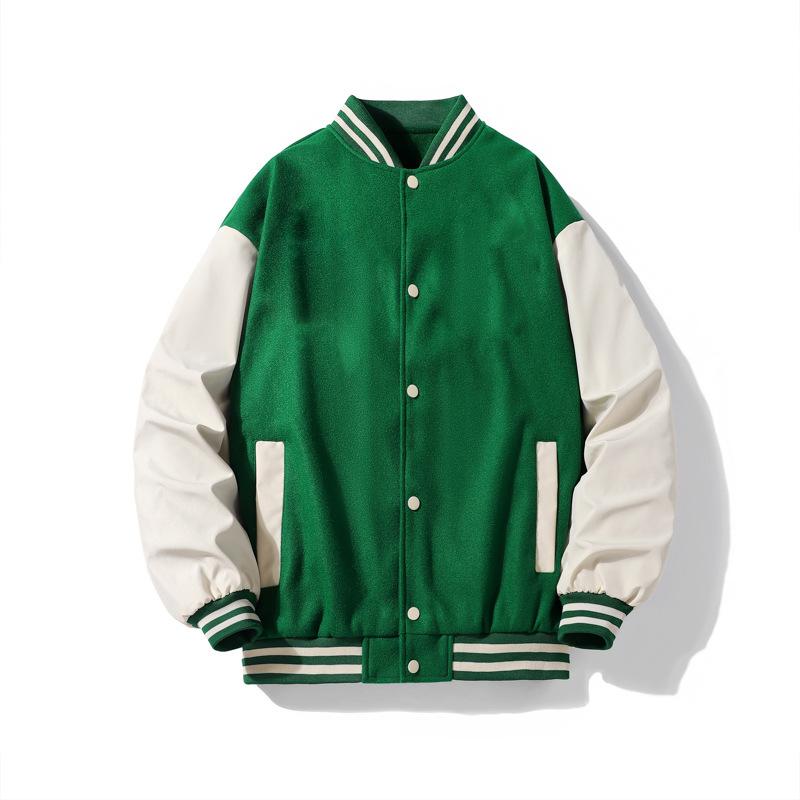 New Baseball Clothes Men's Coat Spring and Autumn Jackets Stand Collar Clothes Autumn Fashion Winter Tide Instagram Couple Clothes