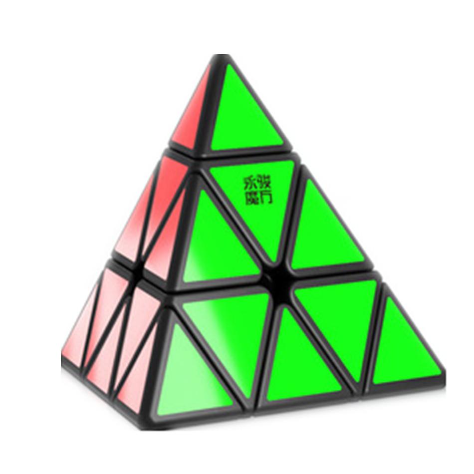 Yj Yulong V2M 3x3 Magnetische Magische Piramide Kubus Zonder Stickers Yongjun Magneten Driehoek Puzzel Speed Cubes Voor Kinderen Kinderen Cadeau Speelgoed