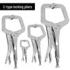 OIMG 5-inch Flat-Head C-Clamp Locking Pliers