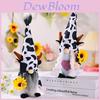 Adorable 2022 New Style Sunflower Cow Doll Decoration For Home With Bee Theme
