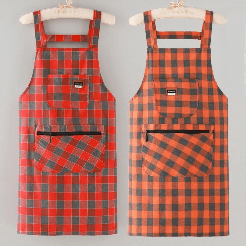 Cotton Cloth Kitchen Aprons Anti Dirty Cooking Aprons Chef Work Apron  Household Cleaning