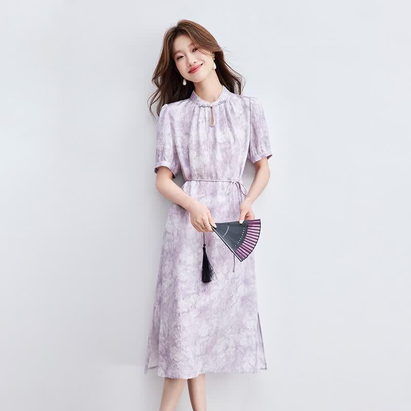 Elegant 19 Momme Mulberry Silk Dress 2XL