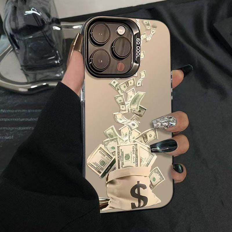 

Burlap Sack Silver Case for Apple 17/16/15 Pro, 14 Pro Max, 13/12/11 14 ProMax