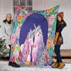 Unicorn Fantasy Blanket Soft Comfortable All Seasons Perfect Sofa Office Nap Travel Birthday Gift Christmas Present