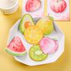 3D Creative Fruit Adhesive Tearable Sticky Notes - High-Value, Reusable, Perfect for Students
