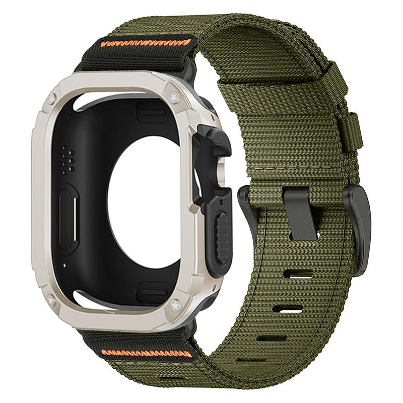Case+Nylon Strap For Apple Watch Series 11 10 42 46mm Ultra 3 49mm Protective TPU PC Colver For Iwatch 987 44 45mm 6SE54 40 41mm