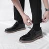 Autumn Winter New Men's Thick Sole Shoes Versatile Casual Shoes Office Business Shoe Suit Shoes Men's Genuine Leather Shoes