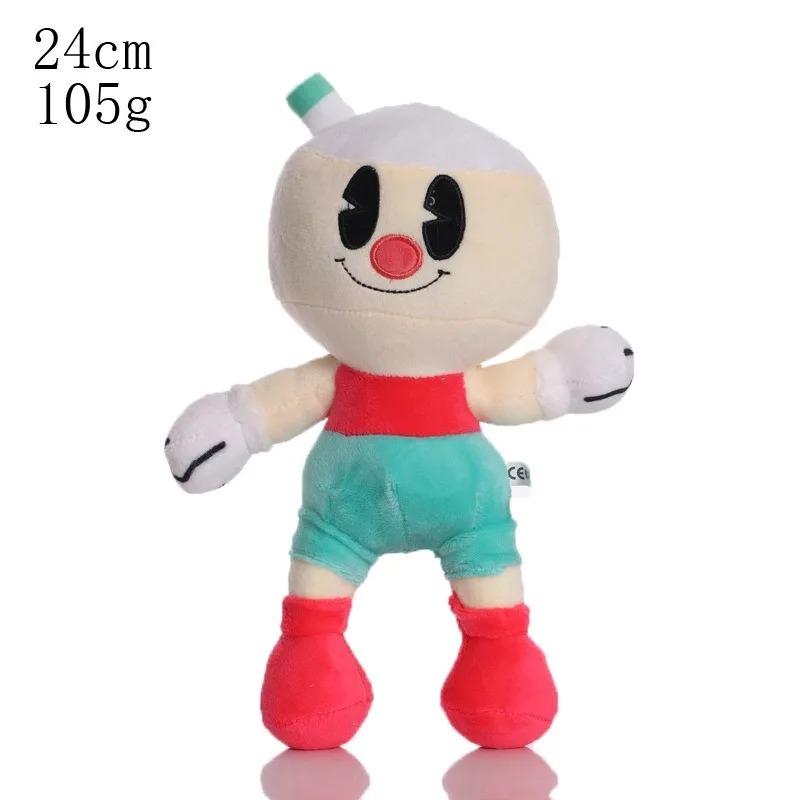 Hot 22-30cm Adventure Game Cuphead Plush Toys Mugman The Devil Legendary Chalice Plush Doll Soft Cuphead Doll for Children Gifts