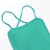 European and American Summer Women's Sexy Camisole Slit Backless Casual U-neck Threaded Dress