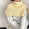 Clothes Decoration Accessories Female Wool Scarf Knitted Cape Knitted Shawl Solid Color Wraps