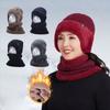Plush Knitted Ear Flap Cap Knitted Beanie Skullies Beanies Hat New Winter Warm Hat  Unisex