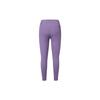Nike Solid Color Mid-Rise Quick-Dry Training Nine-Point Fitness Pants Women Bottoms Smoke-Purple DQ1171-574