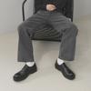 [Steps] Cepheus Round-Toe Balloon Derby Shoes Glossy Black [ST317] [Shipped from Korea] 100% Authentic