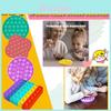 Foxmind Non-toxic Silicone Pop Bubble Sensory Fidget Toy For Anti Anxiety And Relaxation