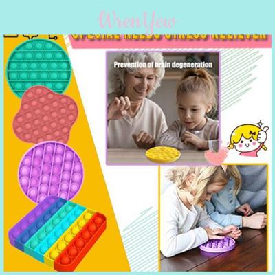 Foxmind Non-toxic Silicone Pop Bubble Sensory Fidget Toy For Anti Anxiety And Relaxation