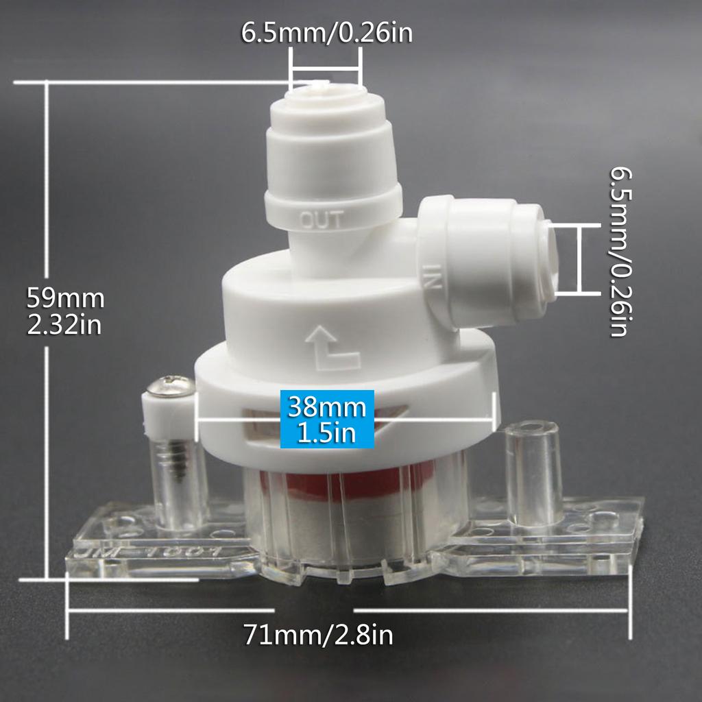 Leak Stop Valves Water Protective for Reverse Osmosis Under Sink Water Filter System Auto Shut Offs Device Prevent Leaks