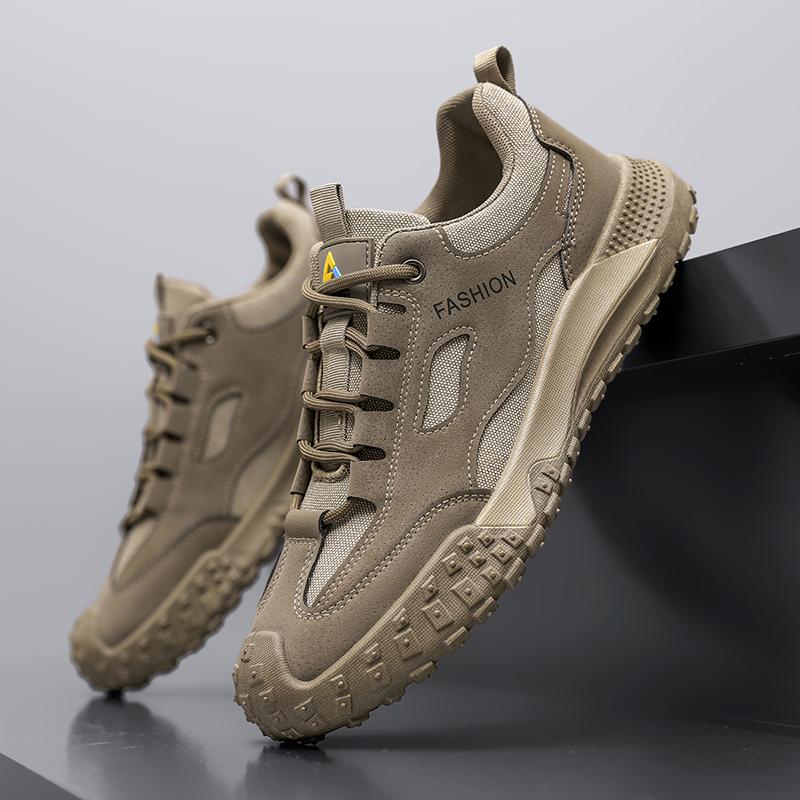 

Высококачественная походная обувь для мужчин, устойчивая к землетрясениям, снижающая стресс, противоскользящая, износостойкая обувь на толстой подошве для путешествий 44