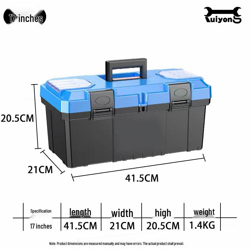 Extra tjock multifunktionell handhållen förvaringslåda i plast