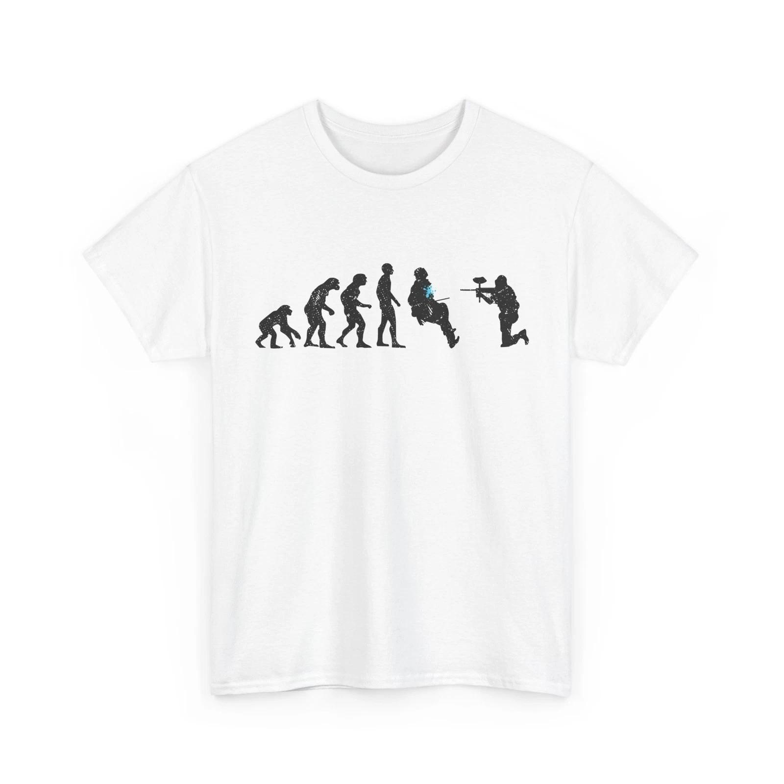 Paintballer Evolution T shirt, Paintball Lovers Paintballing Women Men Shirt S
