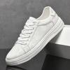 Large Size Men's Shoes Summer New Casual Canvas Shoes Retro Trend Board Shoes Fashion Explosion White Shoes Men