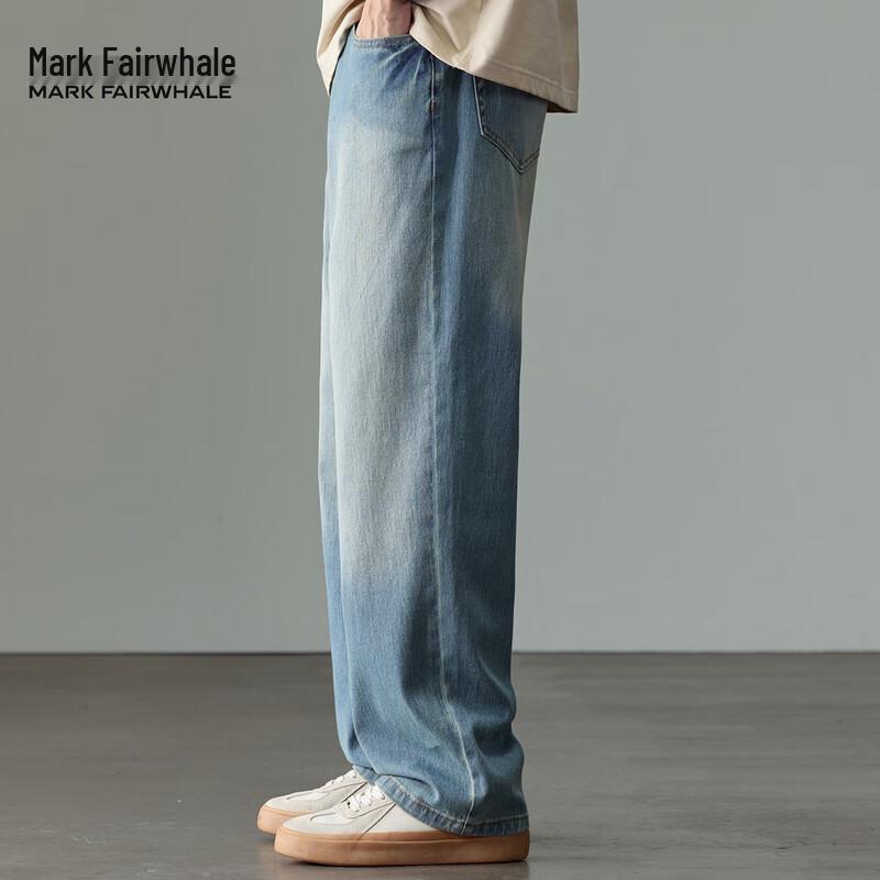 Mark Fairwhale Men's Loose Straight-Leg Jeans