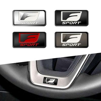 3D Kovový emblém F Sport Emblém na volant auta Nálepky Samolepky Pro IS200 IS250 ES300 GS350 GS430 GX470 ES250 CT200h NX RX