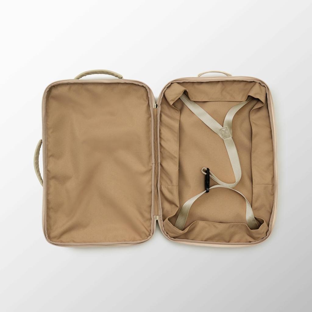 Aww Plecak podróżny kompresyjny z poliestru z recyklingu (Beżowy)