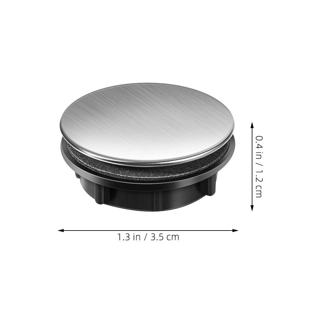 

6Pcs Stainless Steel Sink Hole Cover Set for Kitchen Faucet Holes Soap Dispenser Openings Sleek Secure Fit Hole Concealer Cap