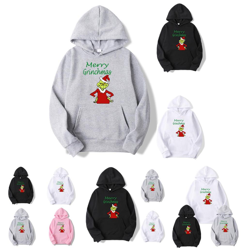The Hoodie Christmas Merrymas Hooded Sweatershirt Pullover Jumper