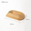 Creative Wavy Bamboo Tea Tray Irregular Ins Style Decoration Aromatherapy Serving Plate for Bread Fruit Dessert
