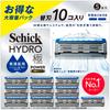 Schick Hydro Extreme Power Ersatzklingen für normale Rasur Batterien enthalten (10 Stück) Haut, Herrenrasierer,