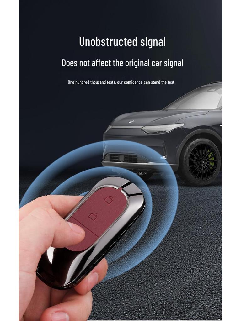 2023 Leapmotor T03 Key Case: Anti-Lost Shell with Car-Use Bag & Lock Buckle