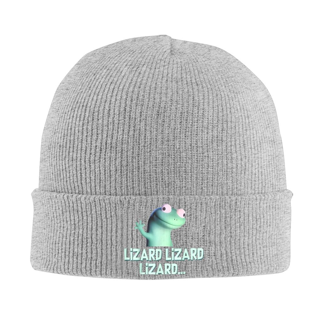 Lizard Lizard Lizard Funny Meme Elio Movie 2025 Knit Hat Beanies Autumn Winter Hat Warm Unisex  New  Caps Unisex Women Gifts,