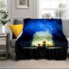 prince In The Stars Blanket Flannel Blanket for bed, sofa, Camping, Hiking, Picnic Essentials, gift for family Fan gifts