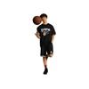 Li-Ning Comfortable Casual Drawstring Shorts With Letter Logo Men Shorts Black AKSU623-1