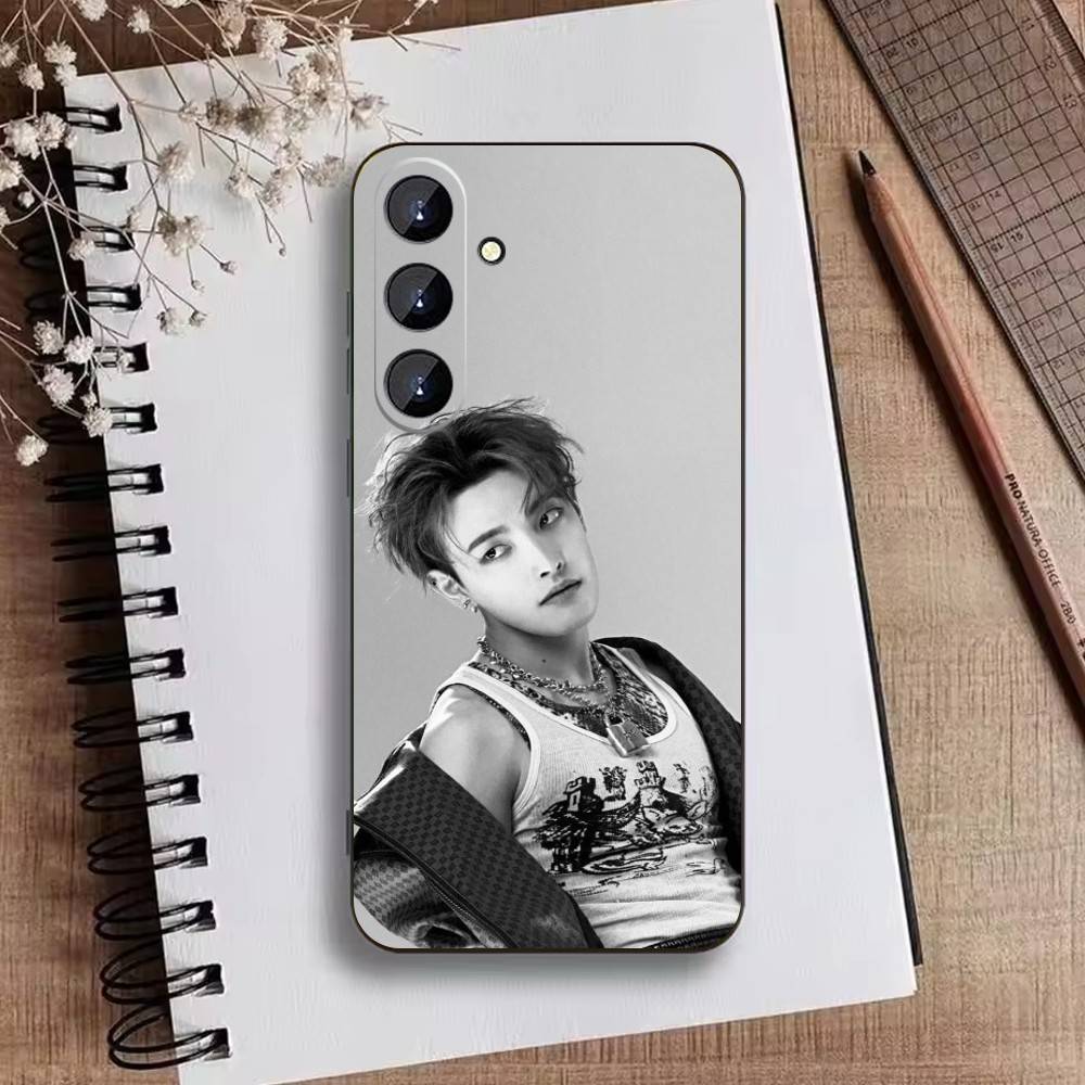 Hot E-ATEEZ Kpop Phone Case For Samsung Galaxy A73,A21s,A22,A31,A52,A53,A71,A41Soft Black Shell