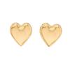 Chic Geometric Heart Charm Women's Versatile Stud Earrings