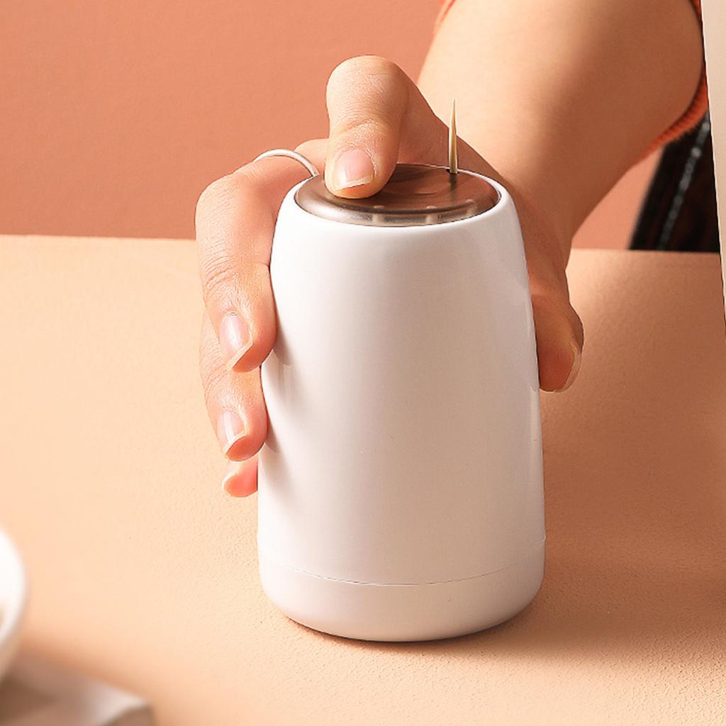 Automatic Toothpick Dispenser Popping Up Toothpick Holder Dispenser Storage Container for Home Kitchen Restaurant