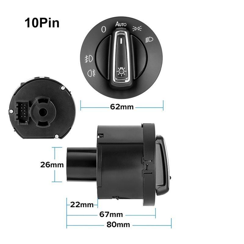 Car Headlight Switch Control Sensor For For Passat B5 B7 Transporter T5 Tiguan Jetta Mk6 Golf 4 6 3BD941531