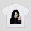 Summer Portrait Pattern Printed Pure Cotton Tshirt For Unisex And Unisex Fashionable Pure Cotton Tshirt Versatile Casual Wear