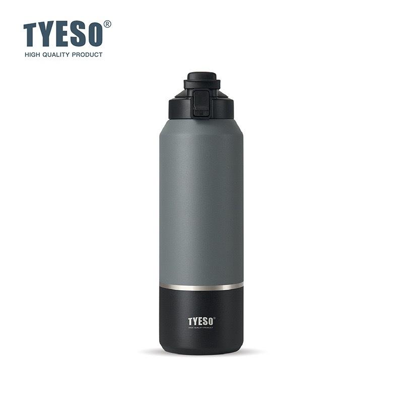 Tyeso 1500ML Large Capacity Vacuum Flasks Water Bottle Travel Mug with Handle Leak-Proof Lid for Outdoor Sports Hiking Drinkware