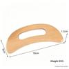 Ergonomic Wooden Massage Tool Natural Solid Wood Skin Friendly for Home Relaxation Post Work Neck Back Relief