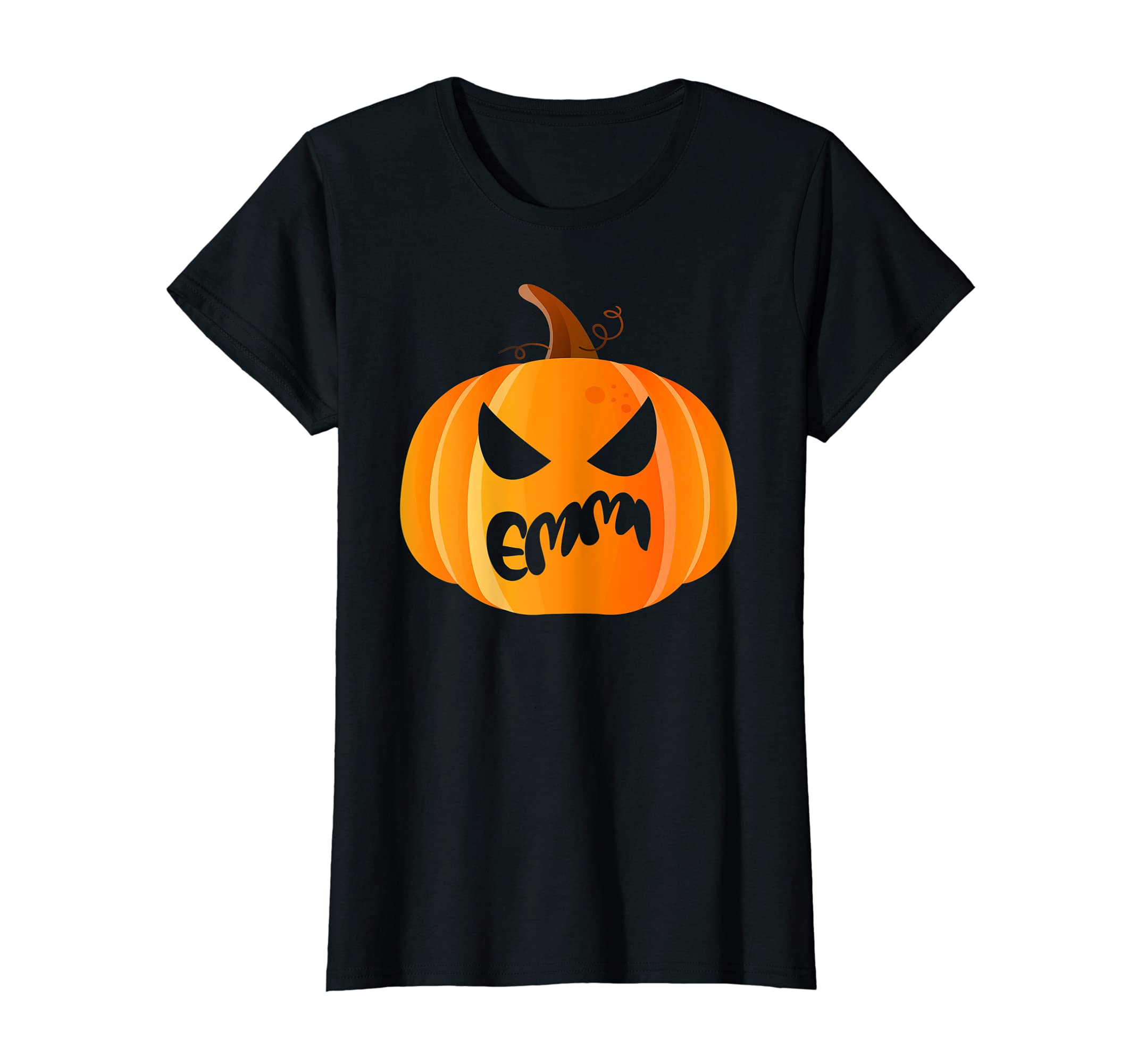 

Emmi Name Custom Pumpkin Personalized Halloween T-Shirt чёрный