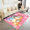 Bluey Family Adventure Carpet Design for Foyer Decorate Room Bedrooms Dormitory Anti-slip Rug Office Home Decor Gift for Festivals