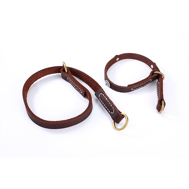 Dog Collar P Leash Pet Neck Cover Medium Sized Dog Dog Chain Training Rope Training Dog Control Chain