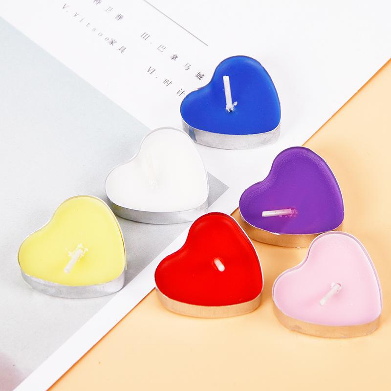 Heart-shaped Scented Tealights for Romantic Proposals and Birthdays