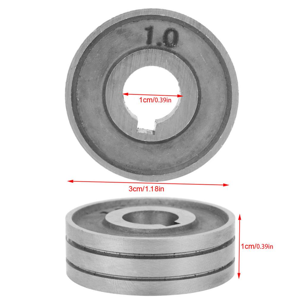SSJ29A 30*10*10mm Podávací kladka drátu 0.81.01.21.41.6mm Vodicí kolo pro podávání svařovacího drátu(#1
