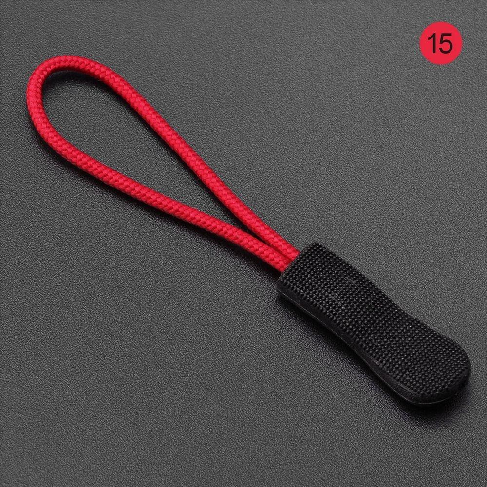 10Pcs Fixer Crafts Tag Apparel Sewing End Fit Zipper Buckle Zipper Puller Zipper Ropes Zip Cord